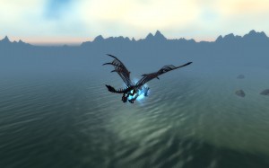 Malevica over new Cataclysm Beta water, on Frostbrood Vanquisher